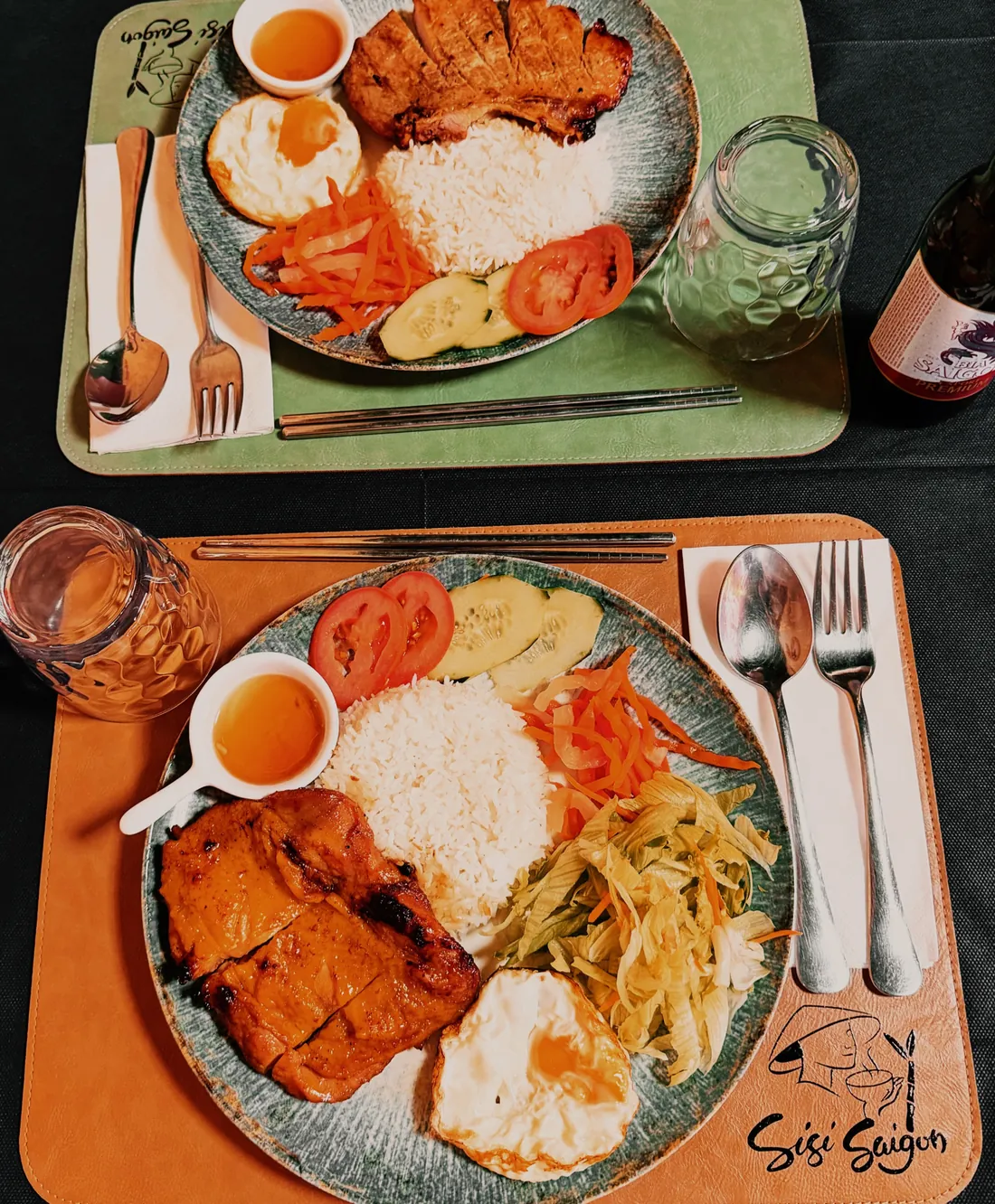 Cơm tấm con maiale alla griglia